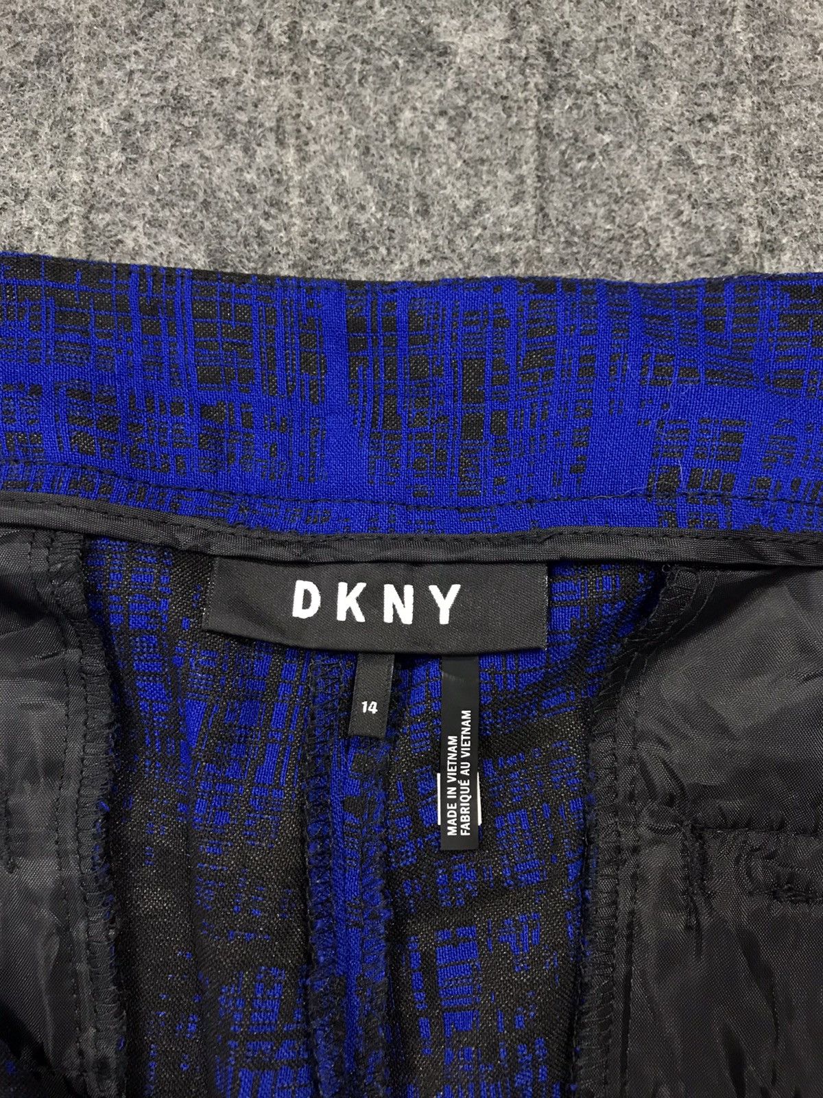DKNY DKNY Blue Pant Jogger Checked Fits Size 34 Designer Size 34" / US 12 / IT 48 - 6 Thumbnail