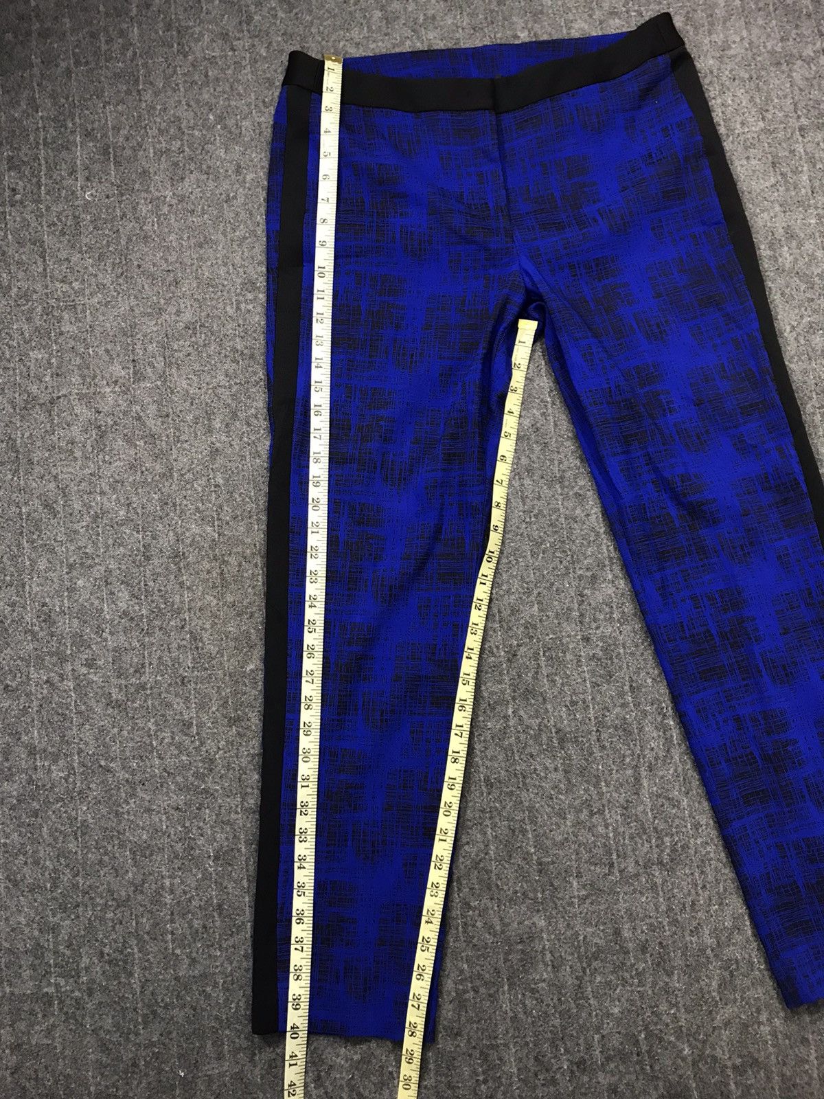 DKNY DKNY Blue Pant Jogger Checked Fits Size 34 Designer Size 34" / US 12 / IT 48 - 11 Thumbnail