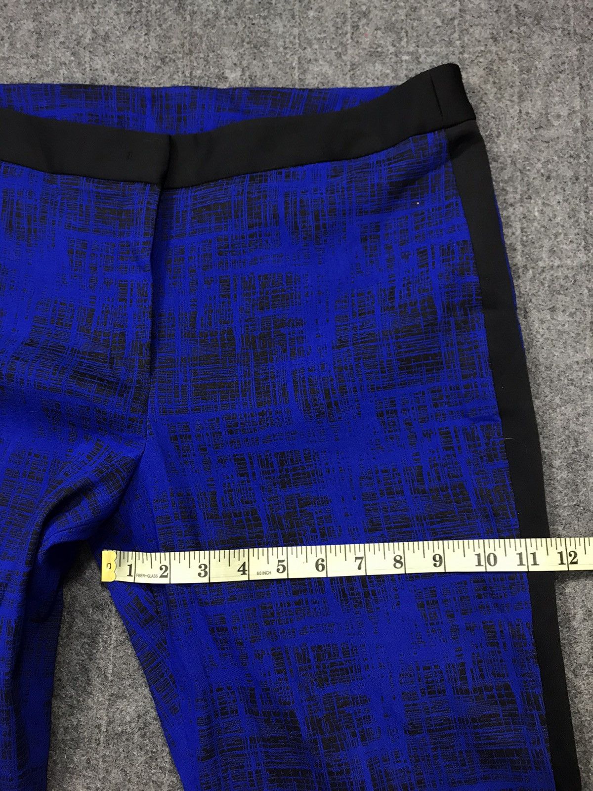 DKNY DKNY Blue Pant Jogger Checked Fits Size 34 Designer Size 34" / US 12 / IT 48 - 12 Thumbnail