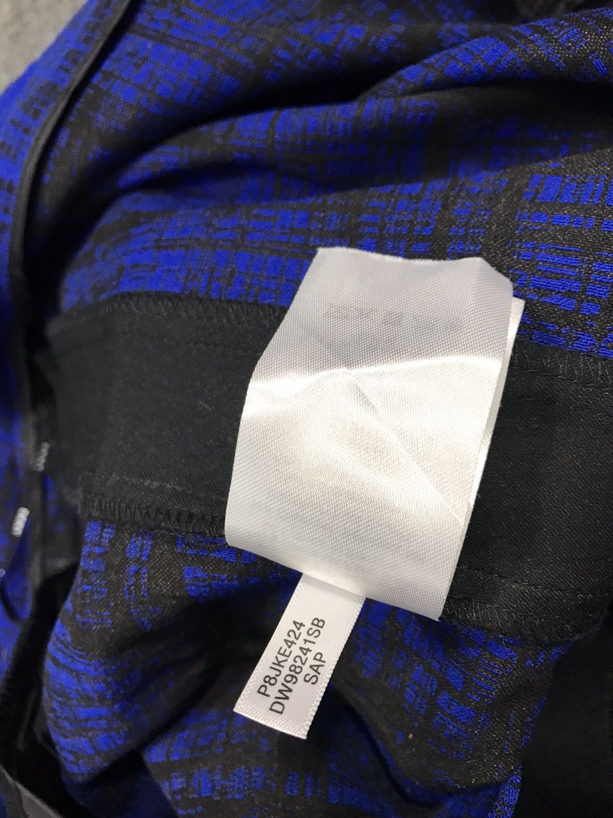 DKNY DKNY Blue Pant Jogger Checked Fits Size 34 Designer Size 34" / US 12 / IT 48 - 9 Thumbnail