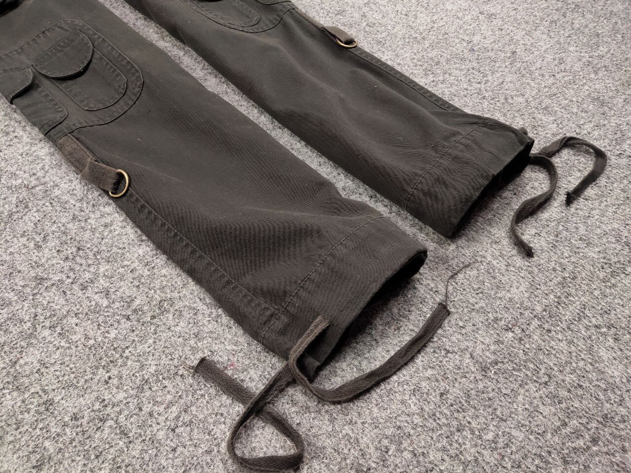 Japanese Brand Vintage 90's Japanese Baggy Multi Pocket Cargo pants Womens Size 32" / US 10 / IT 46 - 10 Thumbnail