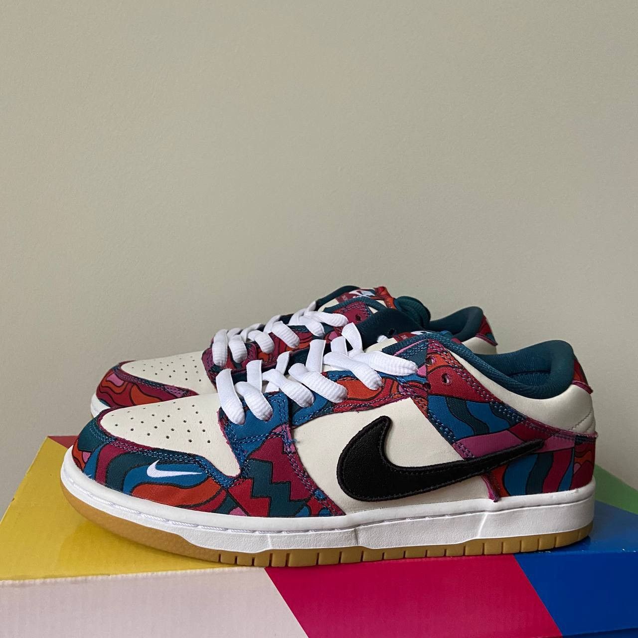 Nike Nike Dunk Low Parra Size US 7.5 / EU 40-41 - 2 Thumbnail