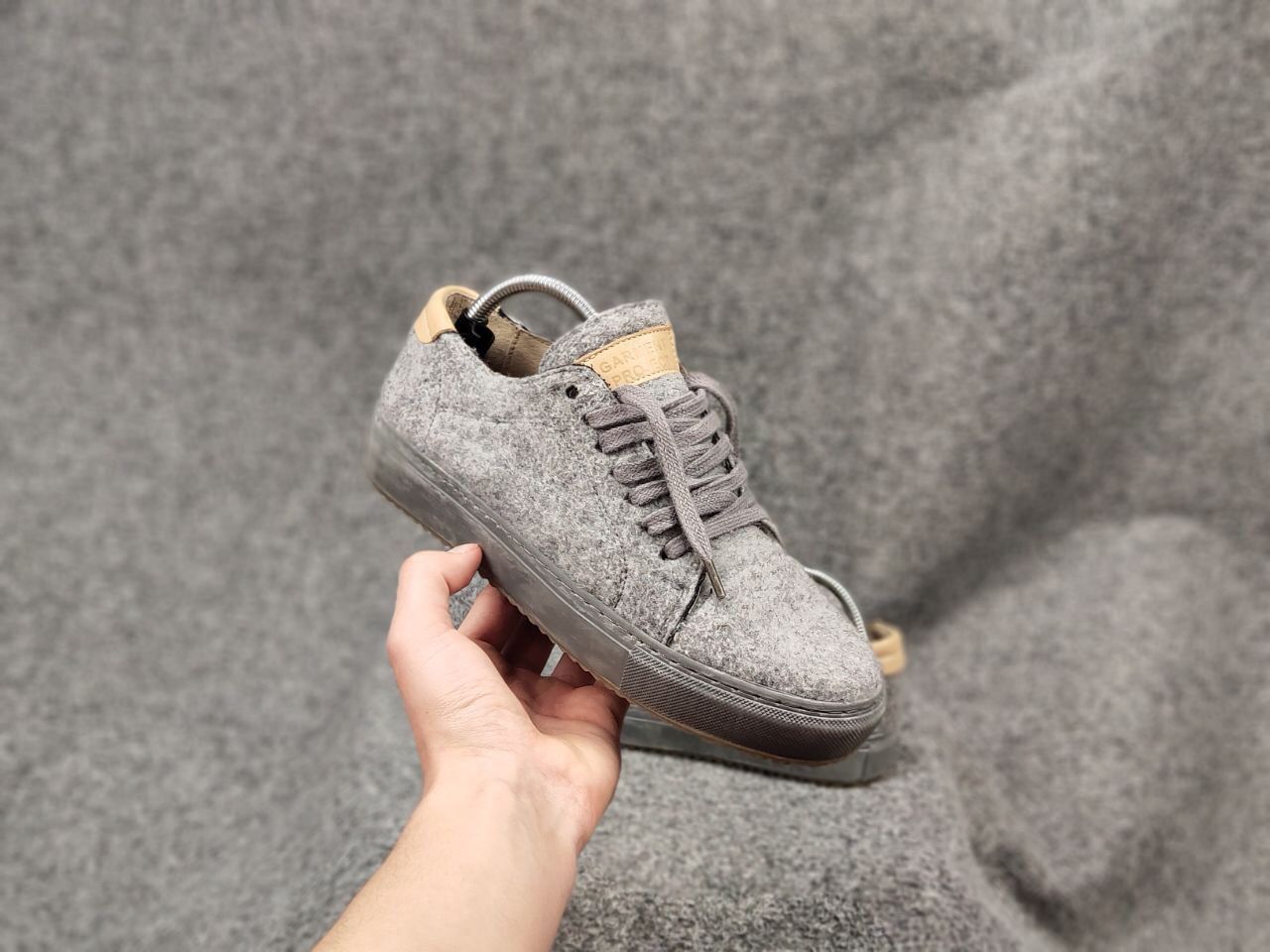 Garment Project Garment Project Low Top Leather Wool Gray Sneakers Size US 6 / EU 39 - 17 Thumbnail