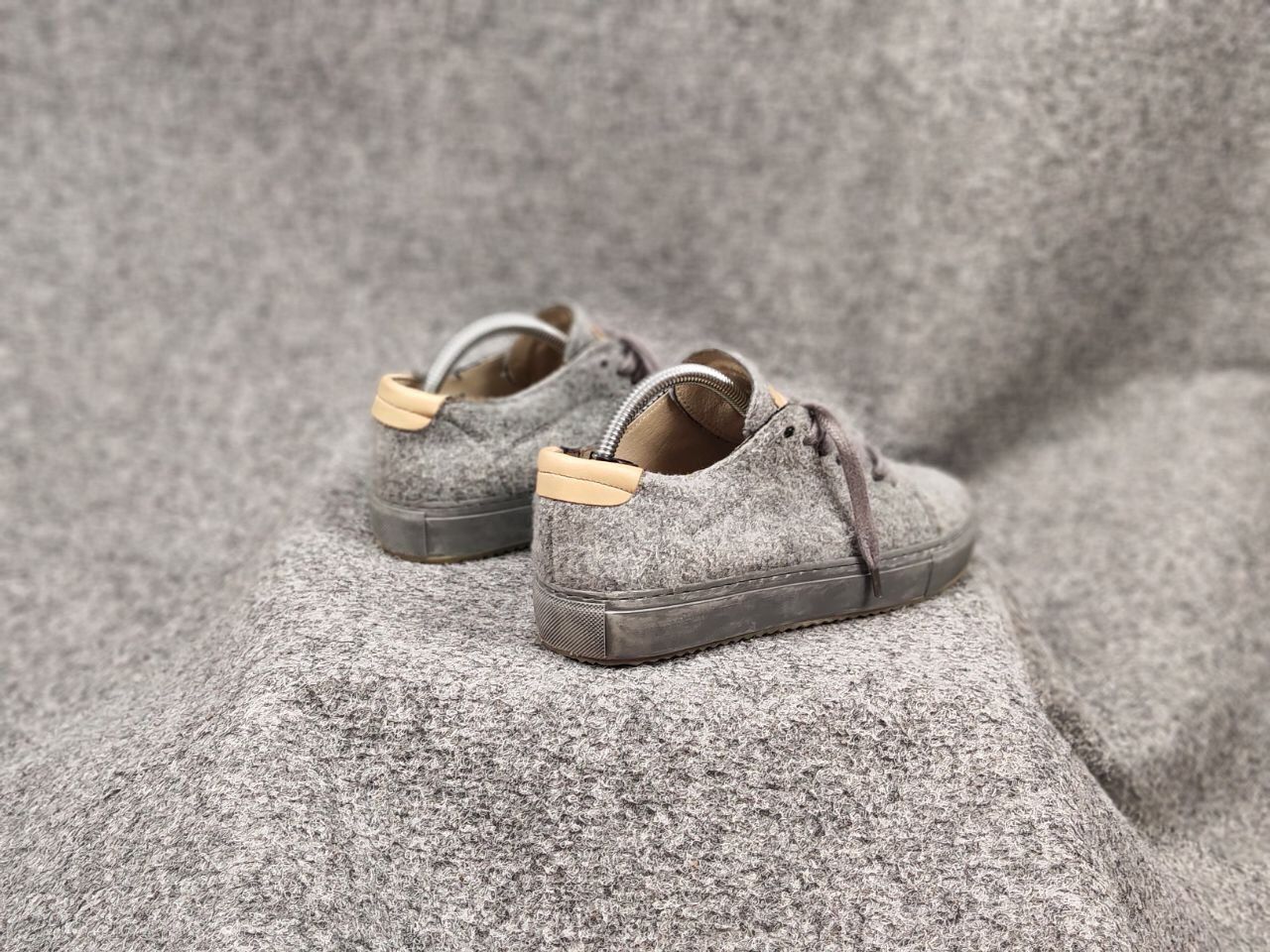 Garment Project Garment Project Low Top Leather Wool Gray Sneakers Size US 6 / EU 39 - 7 Thumbnail