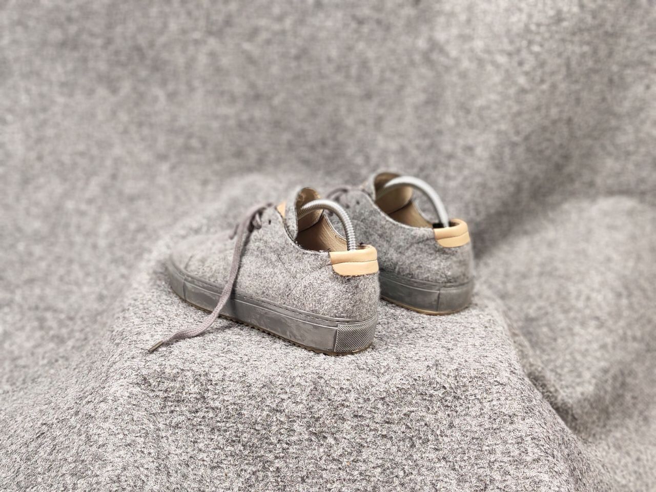 Garment Project Garment Project Low Top Leather Wool Gray Sneakers Size US 6 / EU 39 - 9 Thumbnail