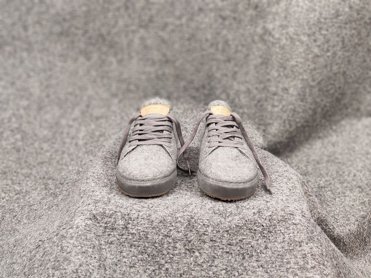 Garment Project Garment Project Low Top Leather Wool Gray Sneakers Size US 6 / EU 39 - 12 Thumbnail