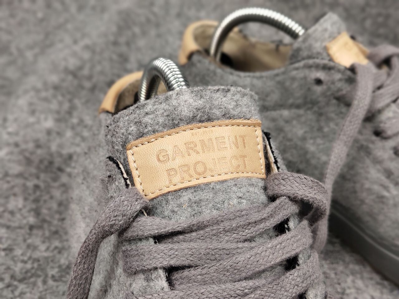 Garment Project Garment Project Low Top Leather Wool Gray Sneakers Size US 6 / EU 39 - 14 Thumbnail