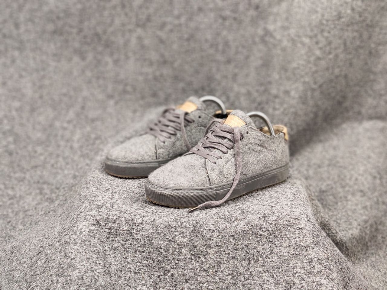 Garment Project Garment Project Low Top Leather Wool Gray Sneakers Size US 6 / EU 39 - 11 Thumbnail