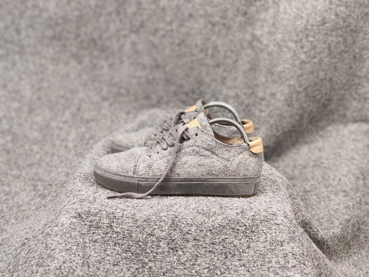 Garment Project Garment Project Low Top Leather Wool Gray Sneakers Size US 6 / EU 39 - 10 Thumbnail