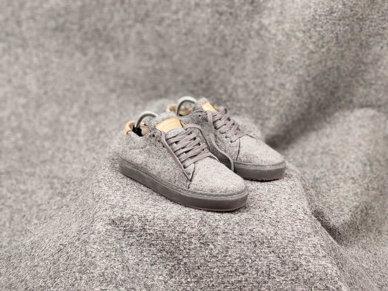 Garment Project Garment Project Low Top Leather Wool Gray Sneakers Size US 6 / EU 39 - 5 Thumbnail