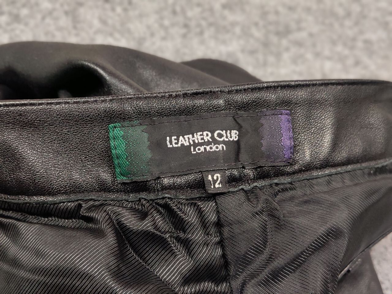 Leather Vintage 90's Genuine black leather Trouser Pants Size US 32 / EU 48 - 16 Thumbnail