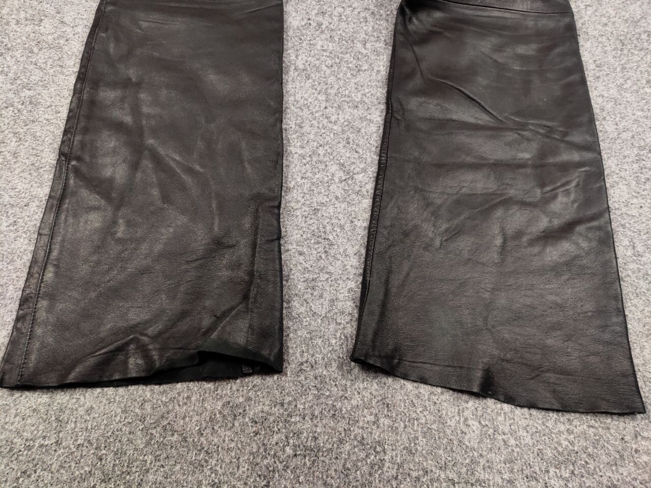 Leather Vintage 90's Genuine black leather Trouser Pants Size US 32 / EU 48 - 13 Thumbnail