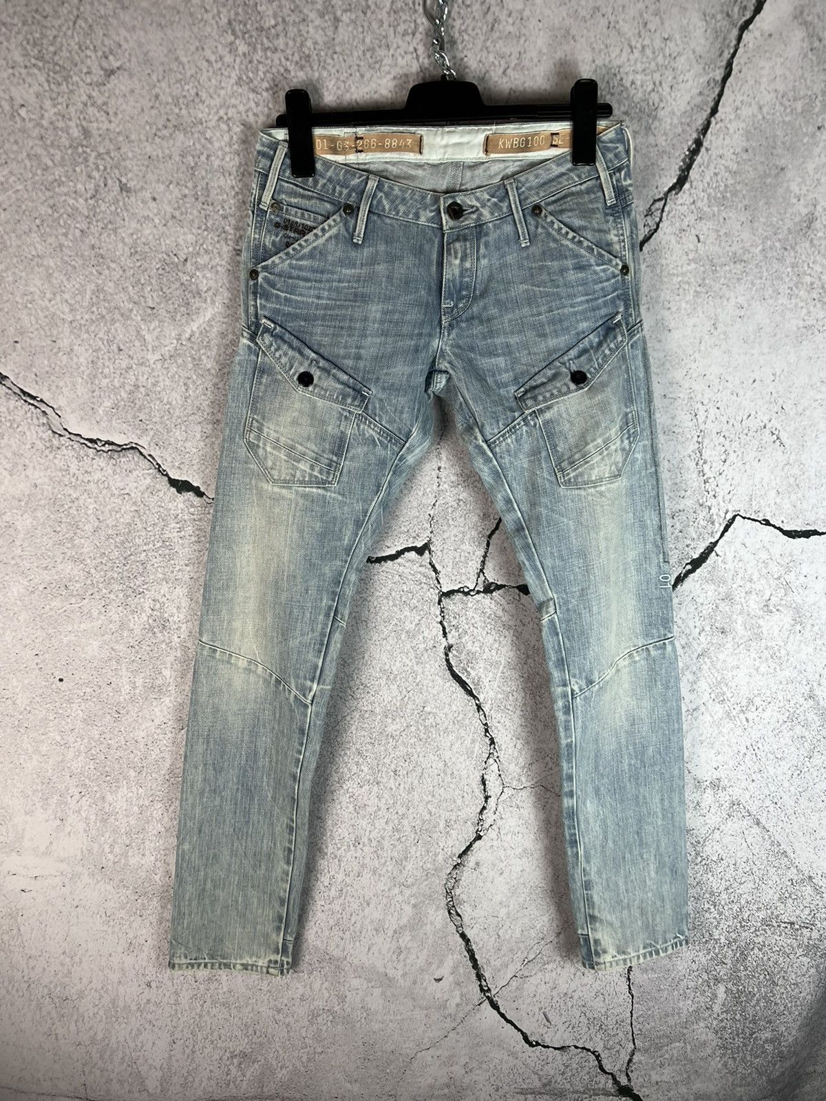 G-Star Vintage G Star Raw Avant garde multi pocket denim pants Size US 32 / EU 48 - 1 Thumbnail