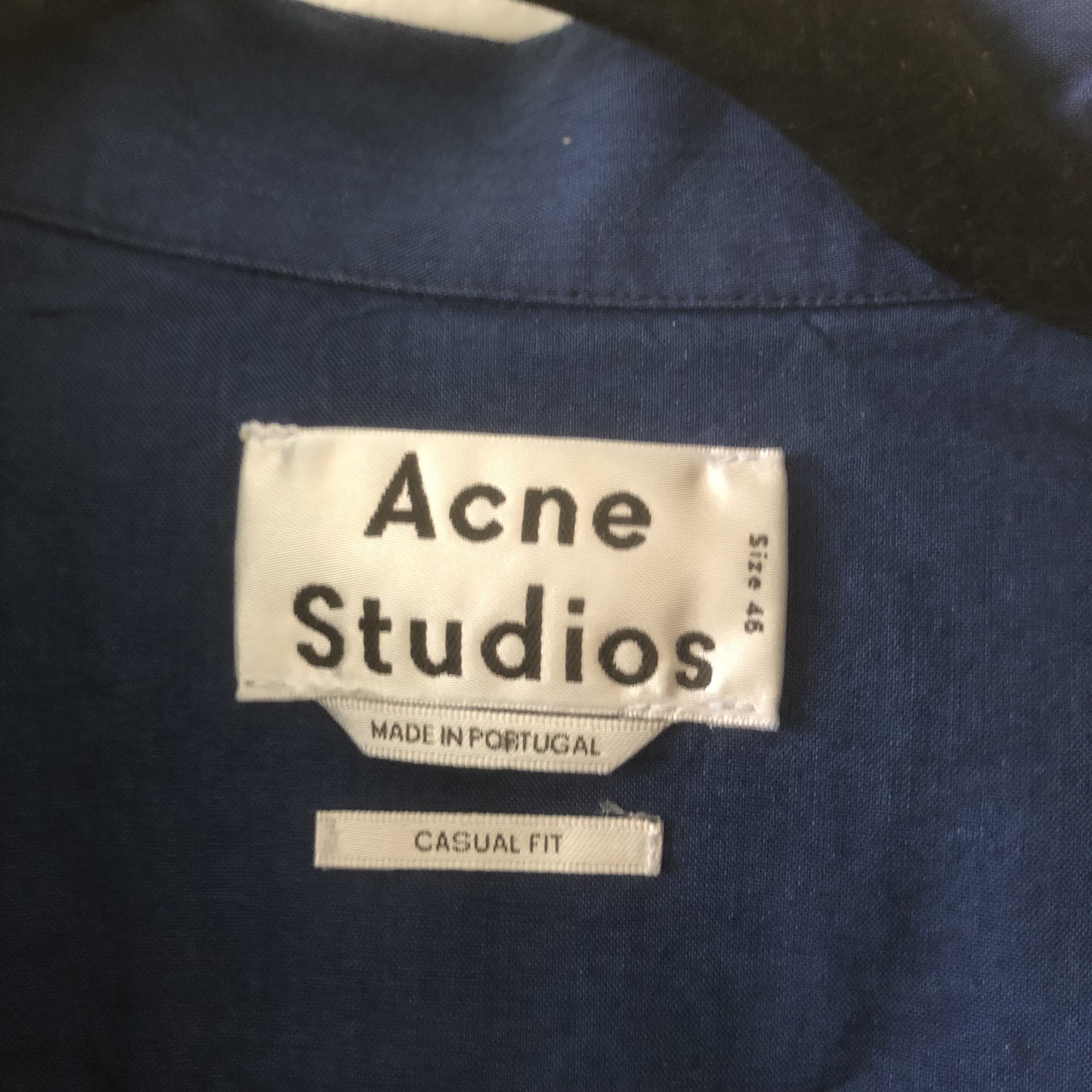 Acne Studios Acne Studios Camp Collar Shirt Size US S / EU 44-46 / 1 - 2 Thumbnail