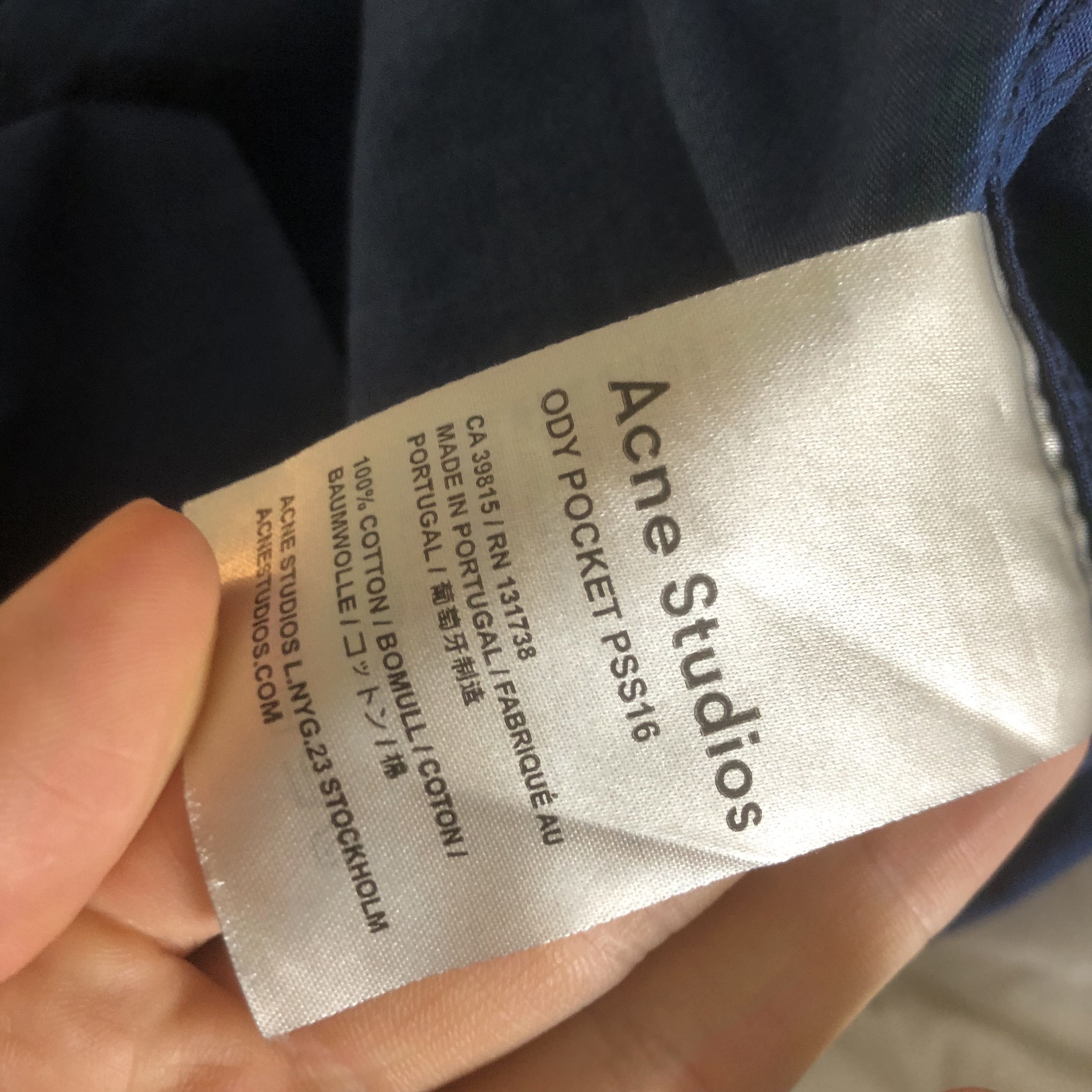 Acne Studios Acne Studios Camp Collar Shirt Size US S / EU 44-46 / 1 - 4 Thumbnail