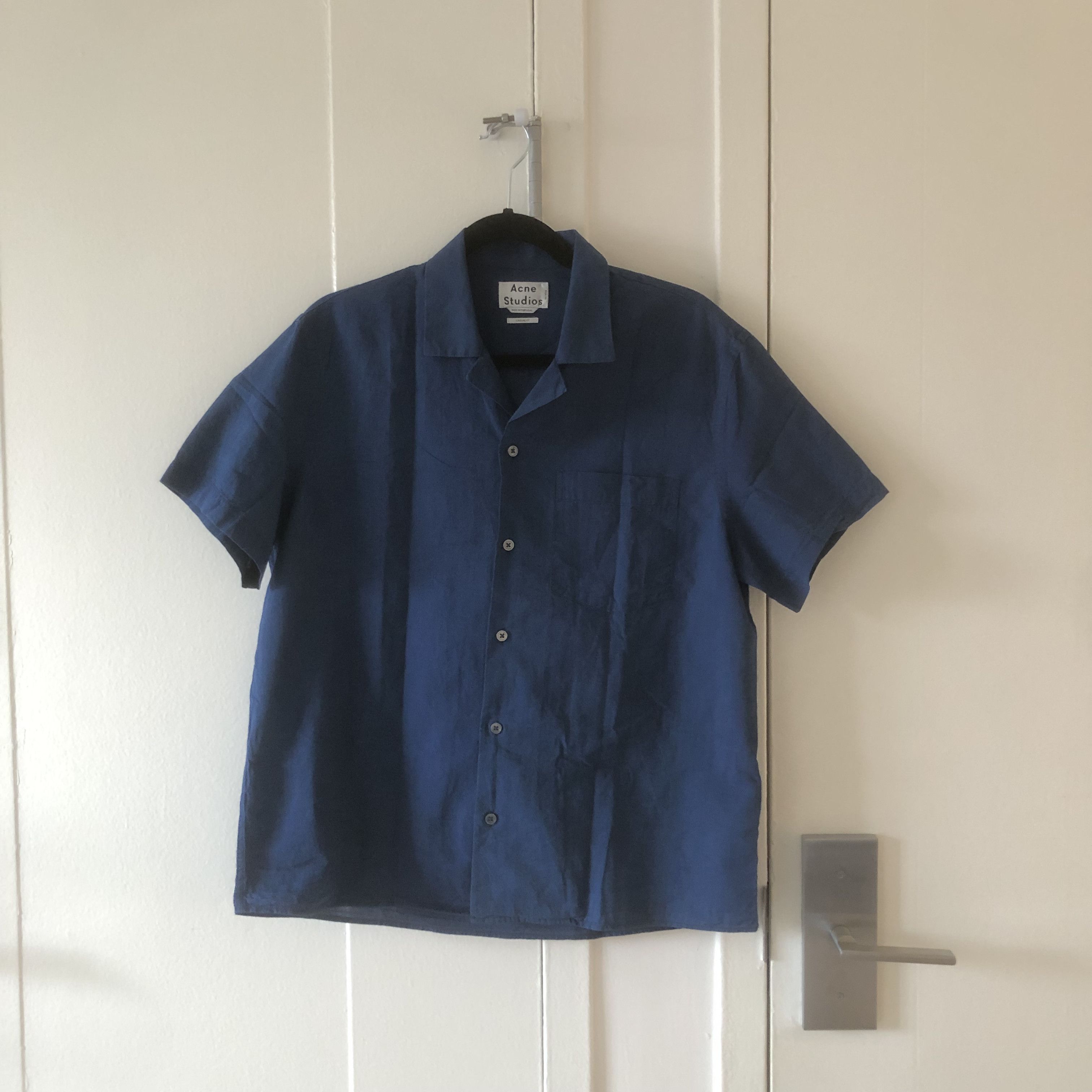 Acne Studios Acne Studios Camp Collar Shirt Size US S / EU 44-46 / 1 - 1 Thumbnail