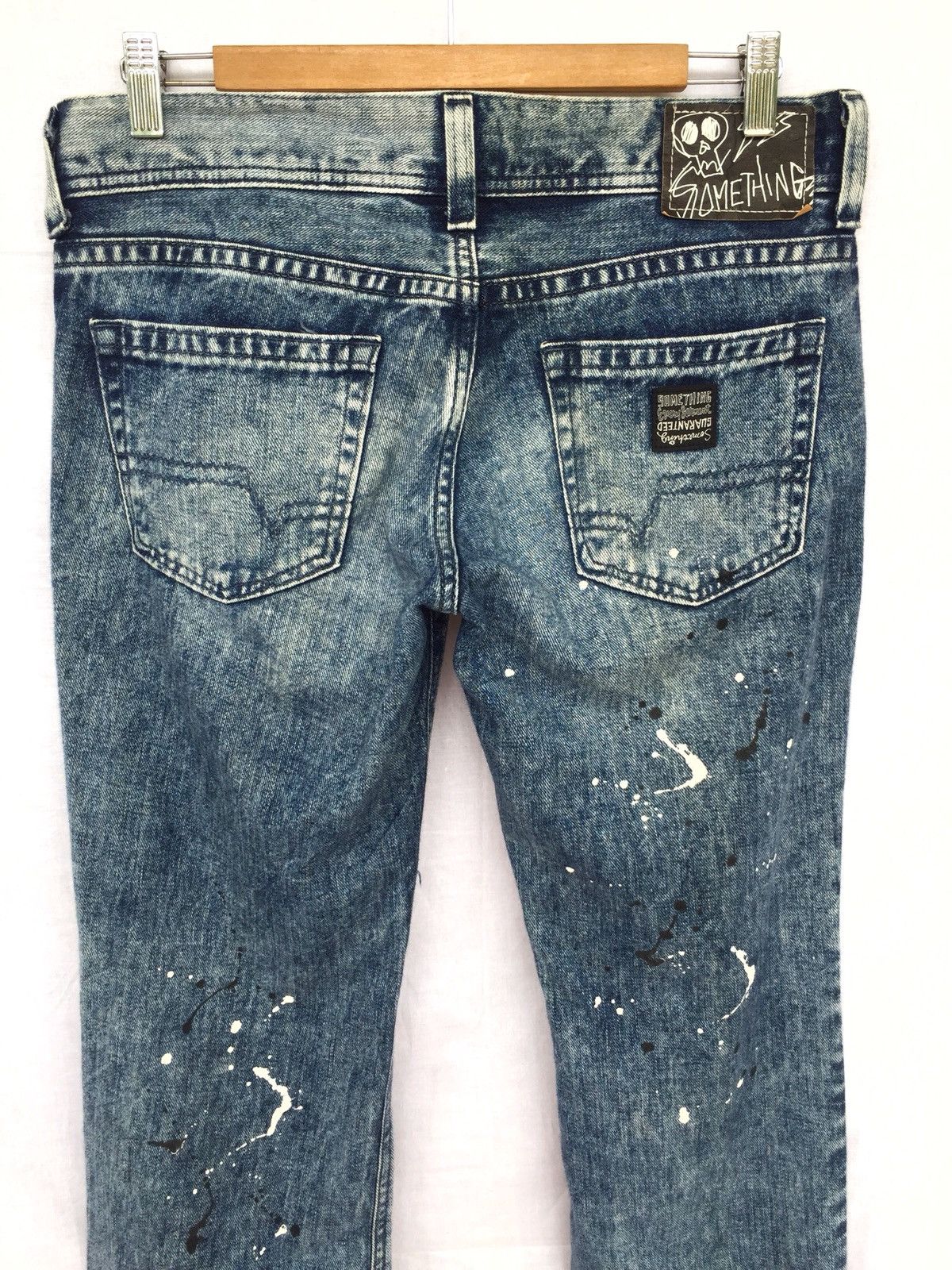 Edwin Edwin Made in Japan Paint Splasher Slim Fit Denim Size US 33 - 2 Thumbnail