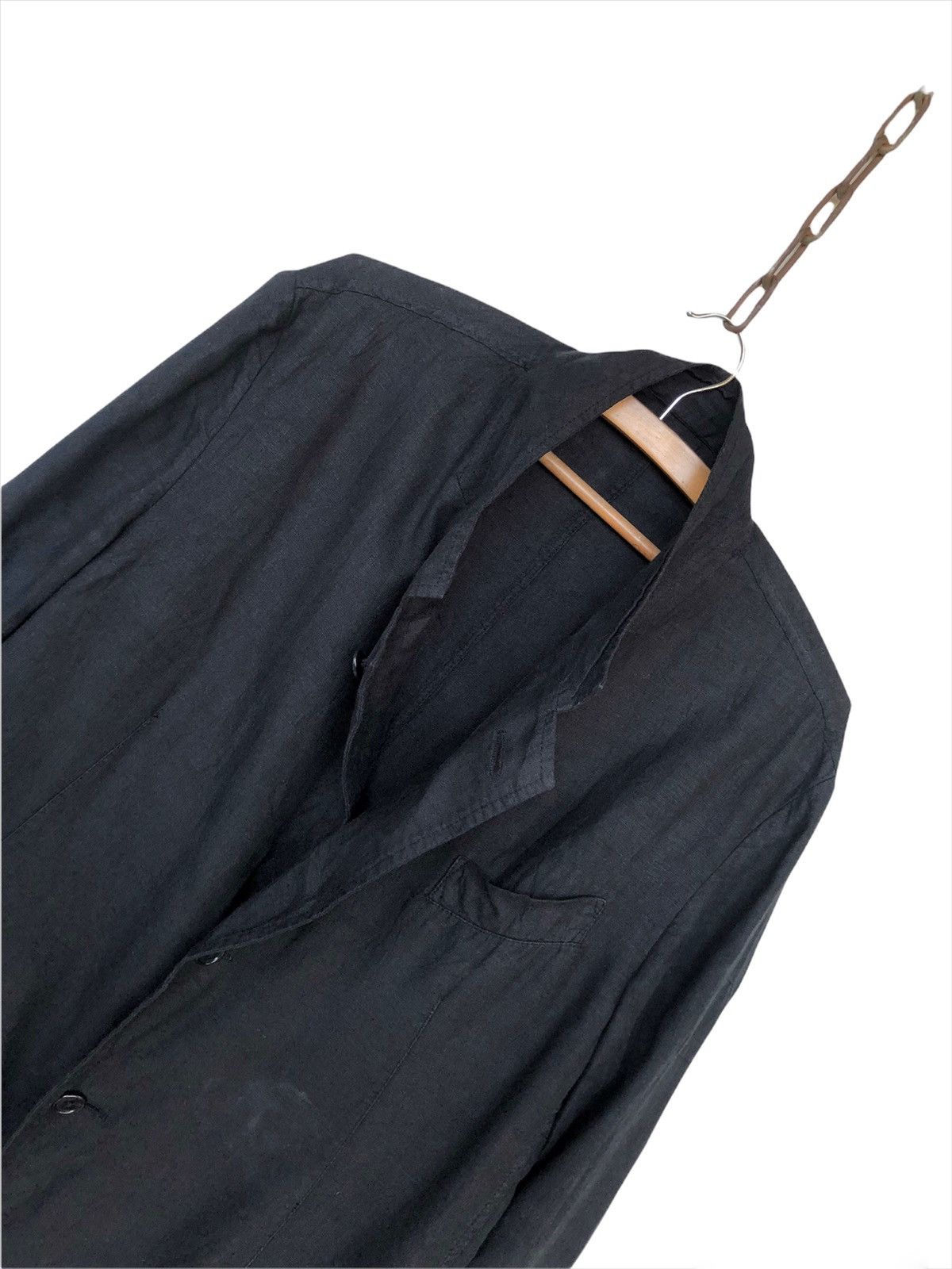 Yohji Yamamoto ARCHIVE🔥Yohji Yamamoto x Aspesi 🇮🇹 Line Long Coat Size US L / EU 52-54 / 3 - 3 Thumbnail