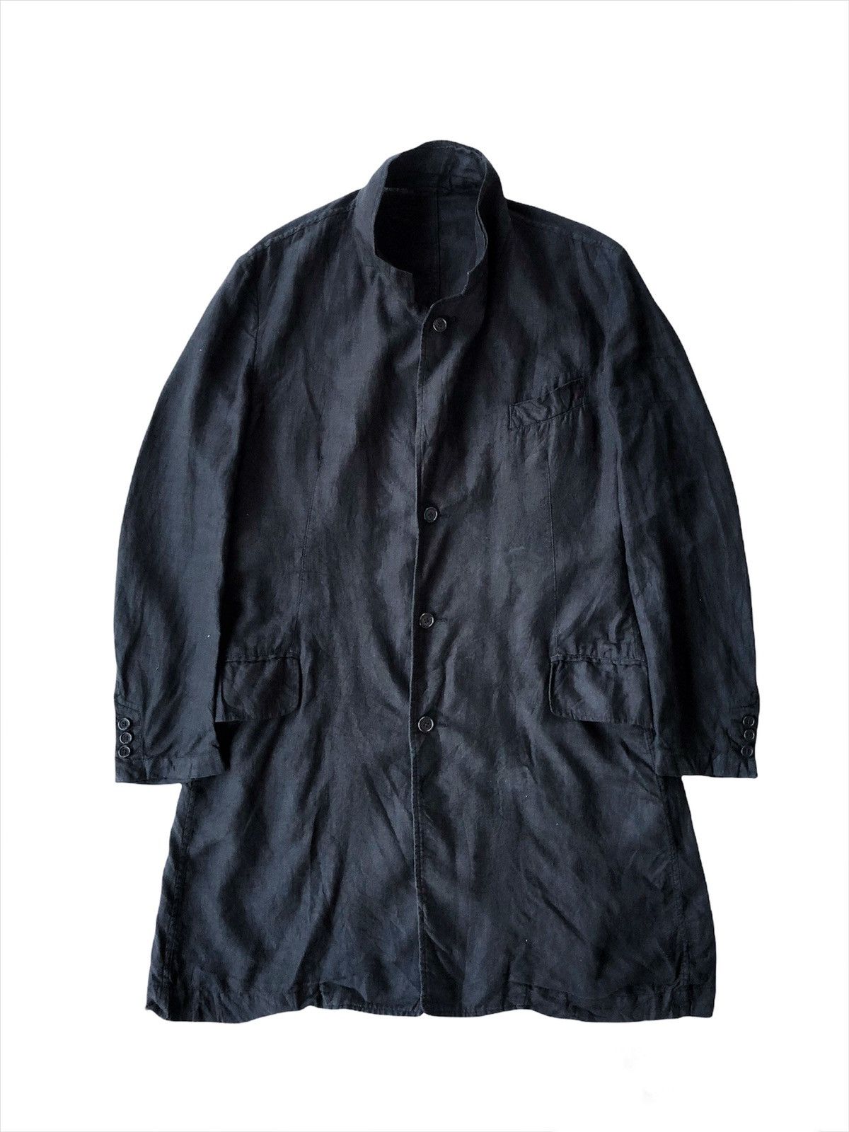 Yohji Yamamoto ARCHIVE🔥Yohji Yamamoto x Aspesi 🇮🇹 Line Long Coat Size US L / EU 52-54 / 3 - 1 Thumbnail