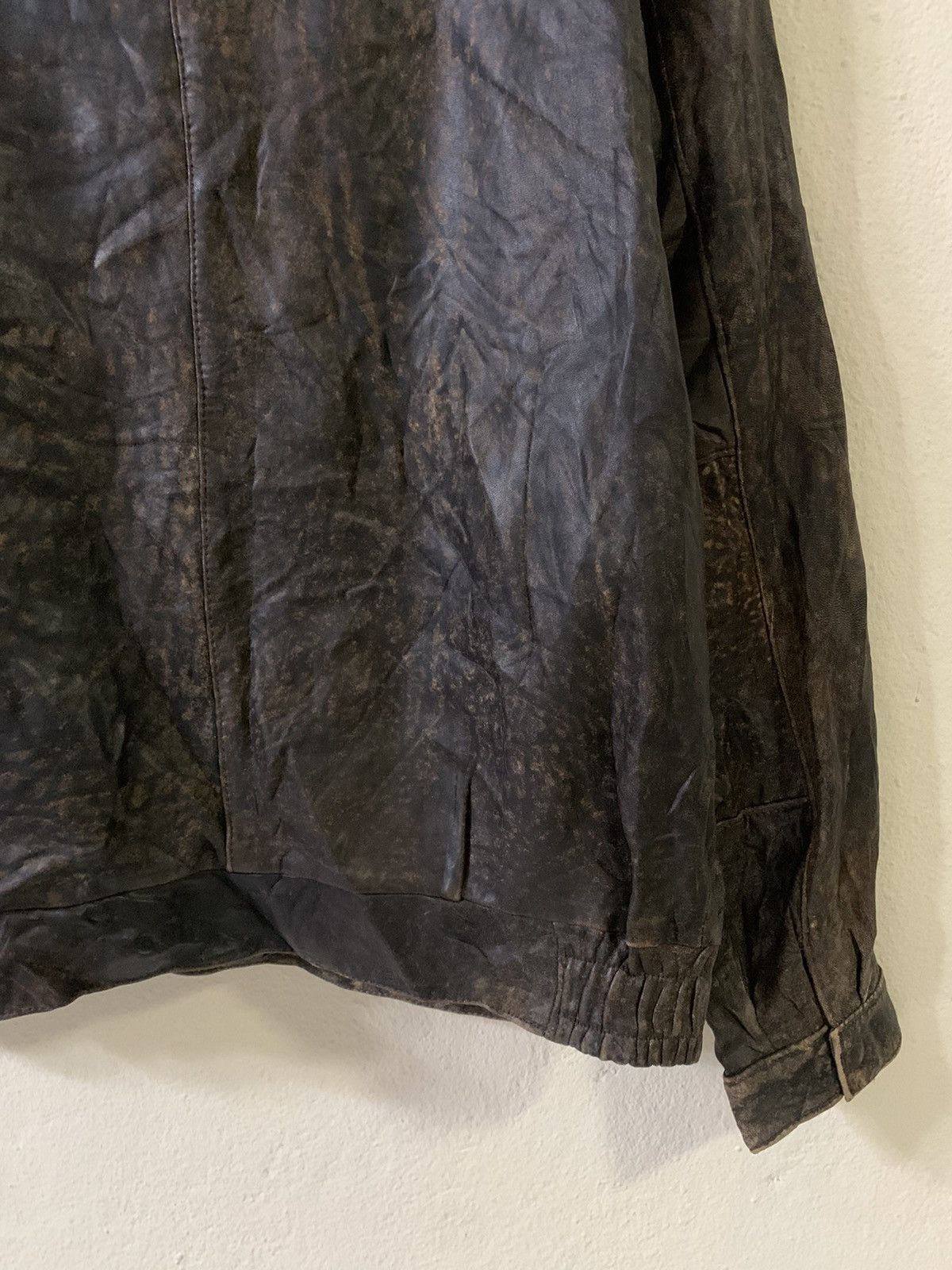 Japanese Brand Vintage Siricco Nice Design Leather Jacket Size US XL / EU 56 / 4 - 6 Thumbnail