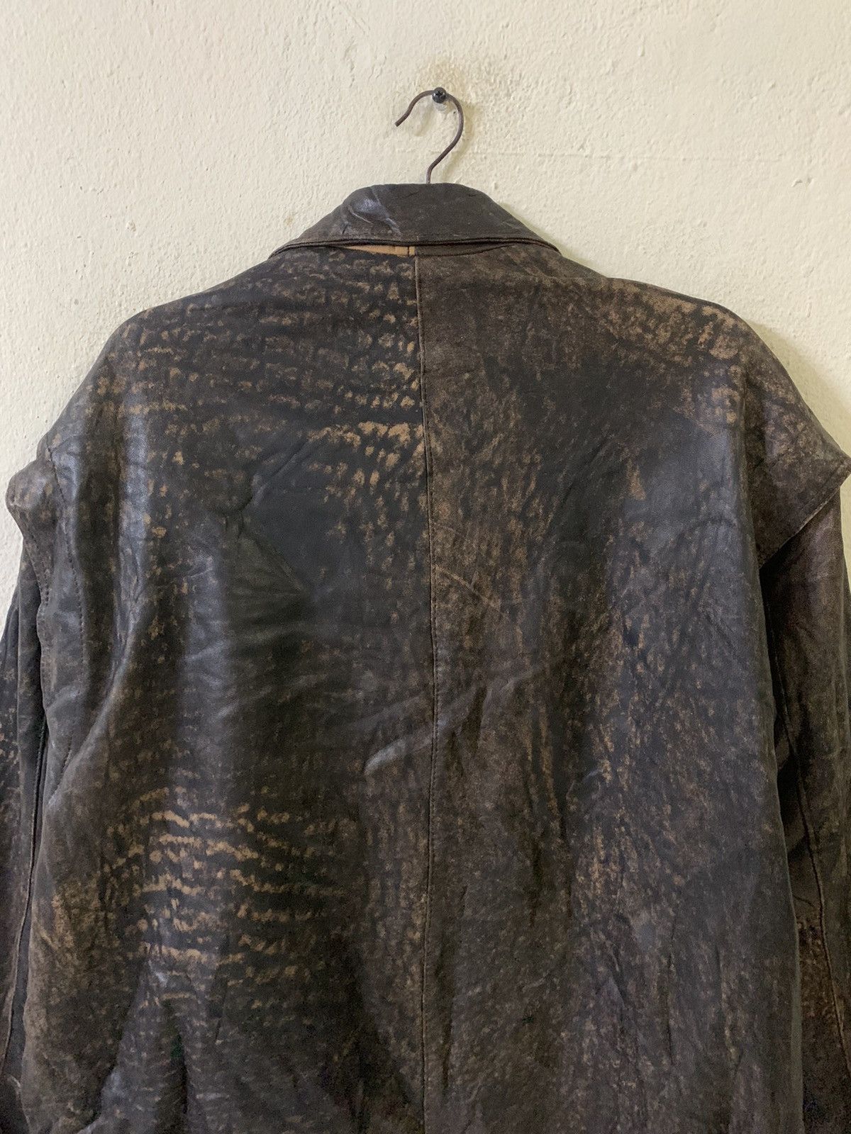 Japanese Brand Vintage Siricco Nice Design Leather Jacket Size US XL / EU 56 / 4 - 8 Thumbnail