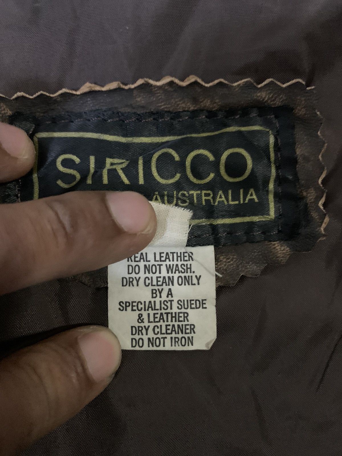 Japanese Brand Vintage Siricco Nice Design Leather Jacket Size US XL / EU 56 / 4 - 11 Thumbnail