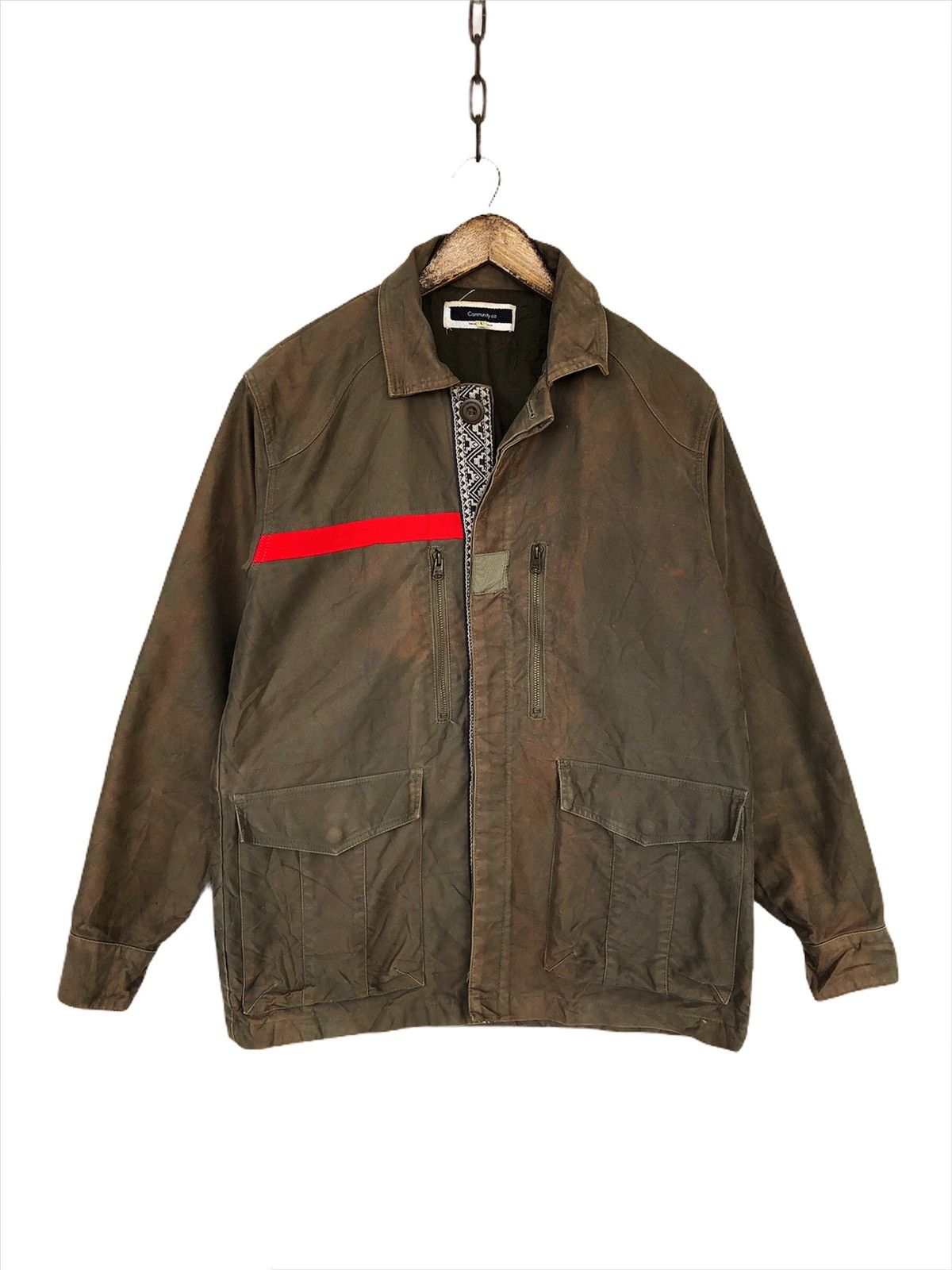 Needles Community. Co 🇯🇵 Rebuild Moleskin Military Jacket Size US L / EU 52-54 / 3 - 2 Thumbnail