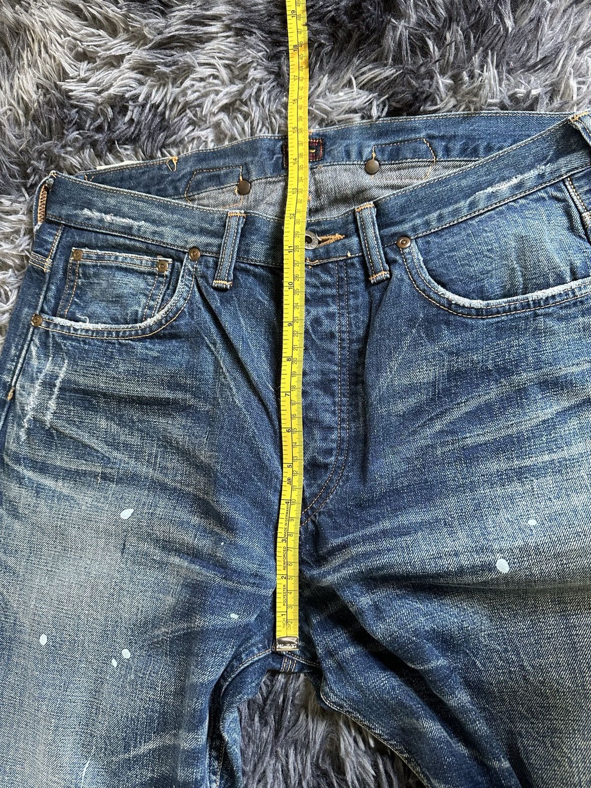 Vintage 1940s 17101 Lee Cowboy selvedge denim buckle back Size US 32 / EU 48 - 22 Thumbnail