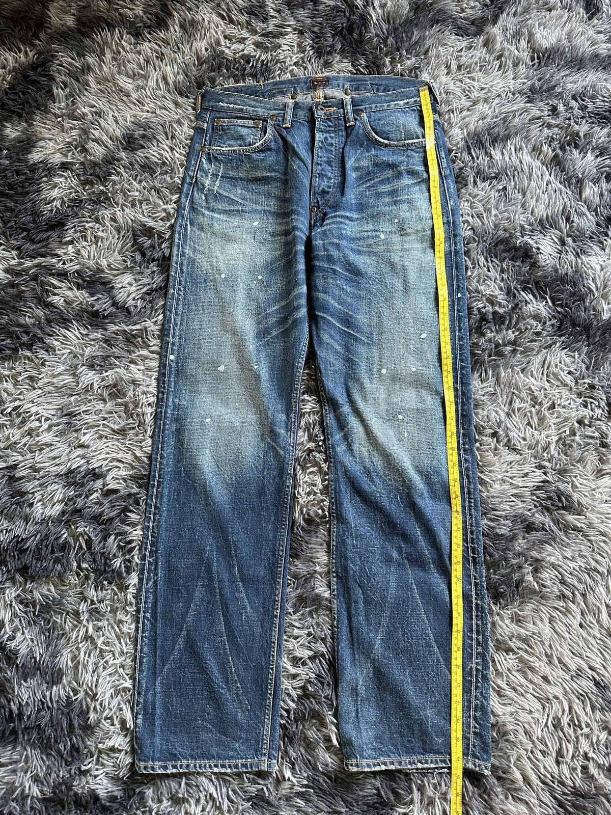 Vintage 1940s 17101 Lee Cowboy selvedge denim buckle back Size US 32 / EU 48 - 20 Thumbnail