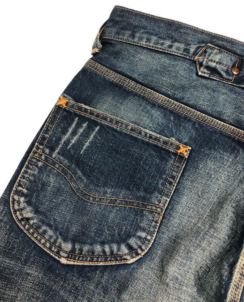 Vintage 1940s 17101 Lee Cowboy selvedge denim buckle back Size US 32 / EU 48 - 9 Thumbnail