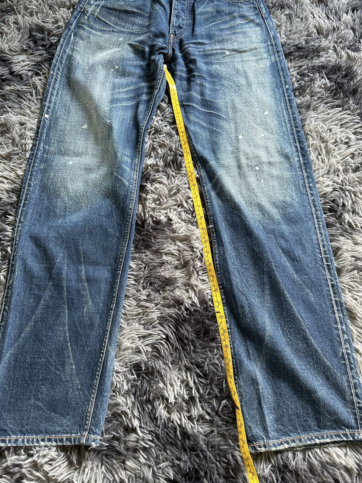 Vintage 1940s 17101 Lee Cowboy selvedge denim buckle back Size US 32 / EU 48 - 21 Thumbnail
