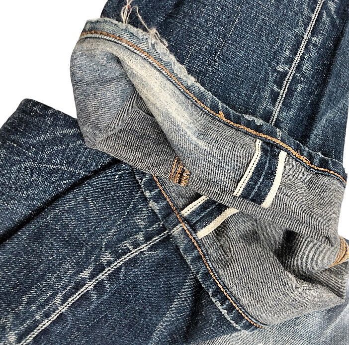 Vintage 1940s 17101 Lee Cowboy selvedge denim buckle back Size US 32 / EU 48 - 16 Thumbnail
