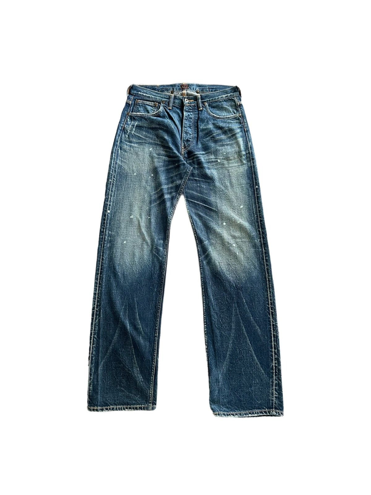 Vintage 1940s 17101 Lee Cowboy selvedge denim buckle back Size US 32 / EU 48 - 6 Thumbnail