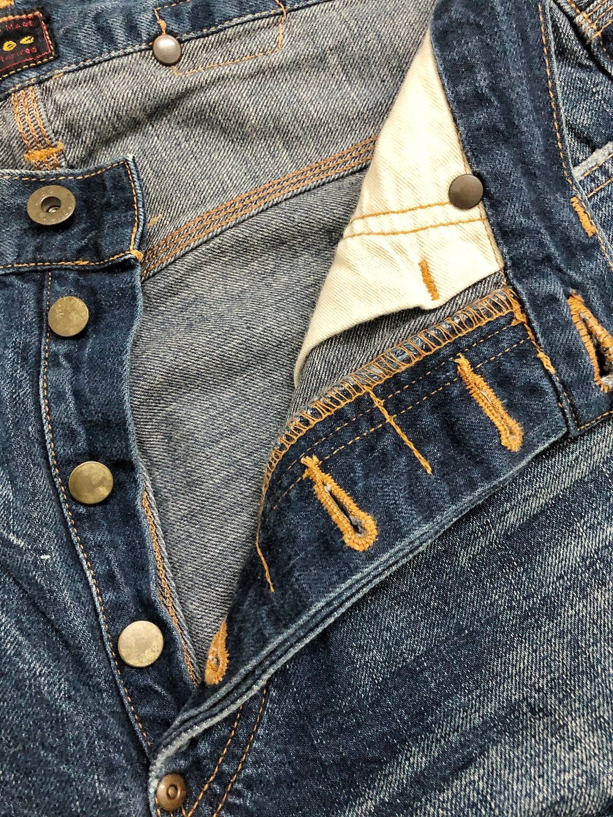 Vintage 1940s 17101 Lee Cowboy selvedge denim buckle back Size US 32 / EU 48 - 15 Thumbnail