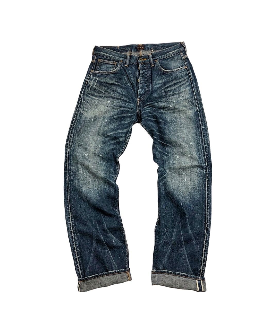 Vintage 1940s 17101 Lee Cowboy selvedge denim buckle back Size US 32 / EU 48 - 1 Thumbnail