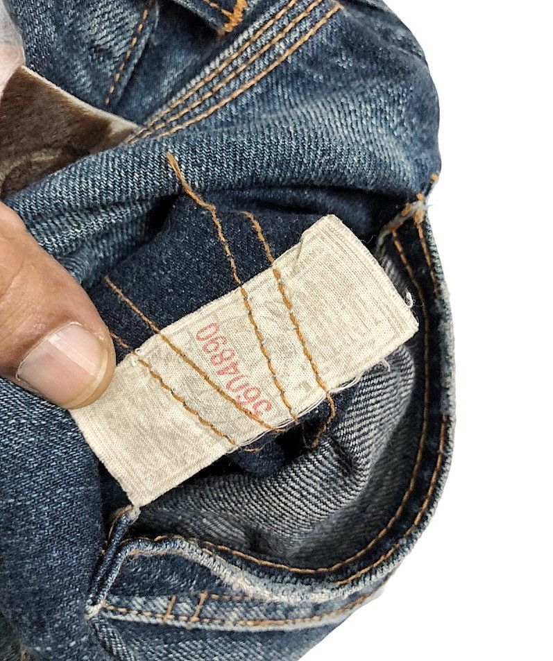 Vintage 1940s 17101 Lee Cowboy selvedge denim buckle back Size US 32 / EU 48 - 12 Thumbnail