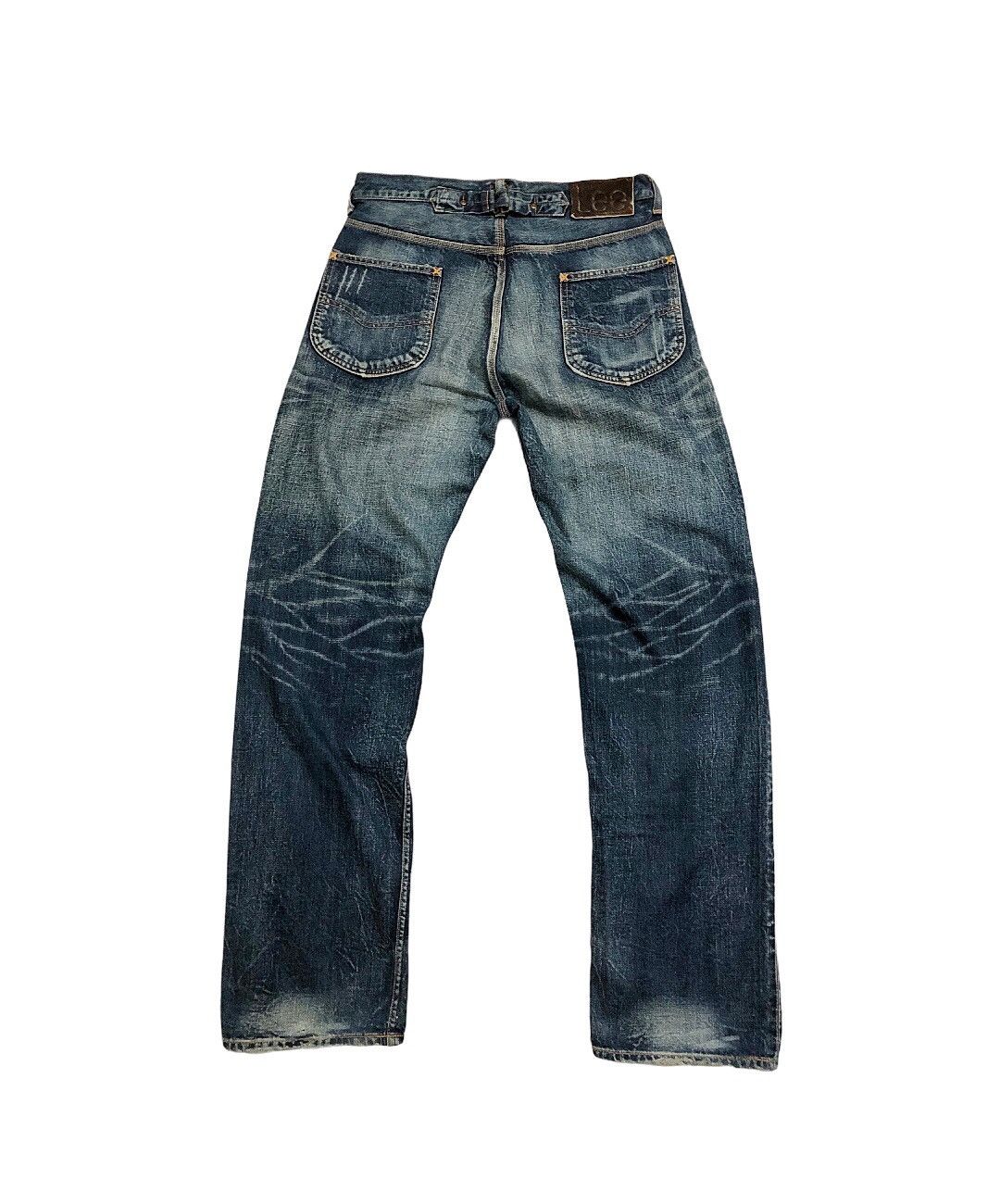 Vintage 1940s 17101 Lee Cowboy selvedge denim buckle back Size US 32 / EU 48 - 2 Thumbnail