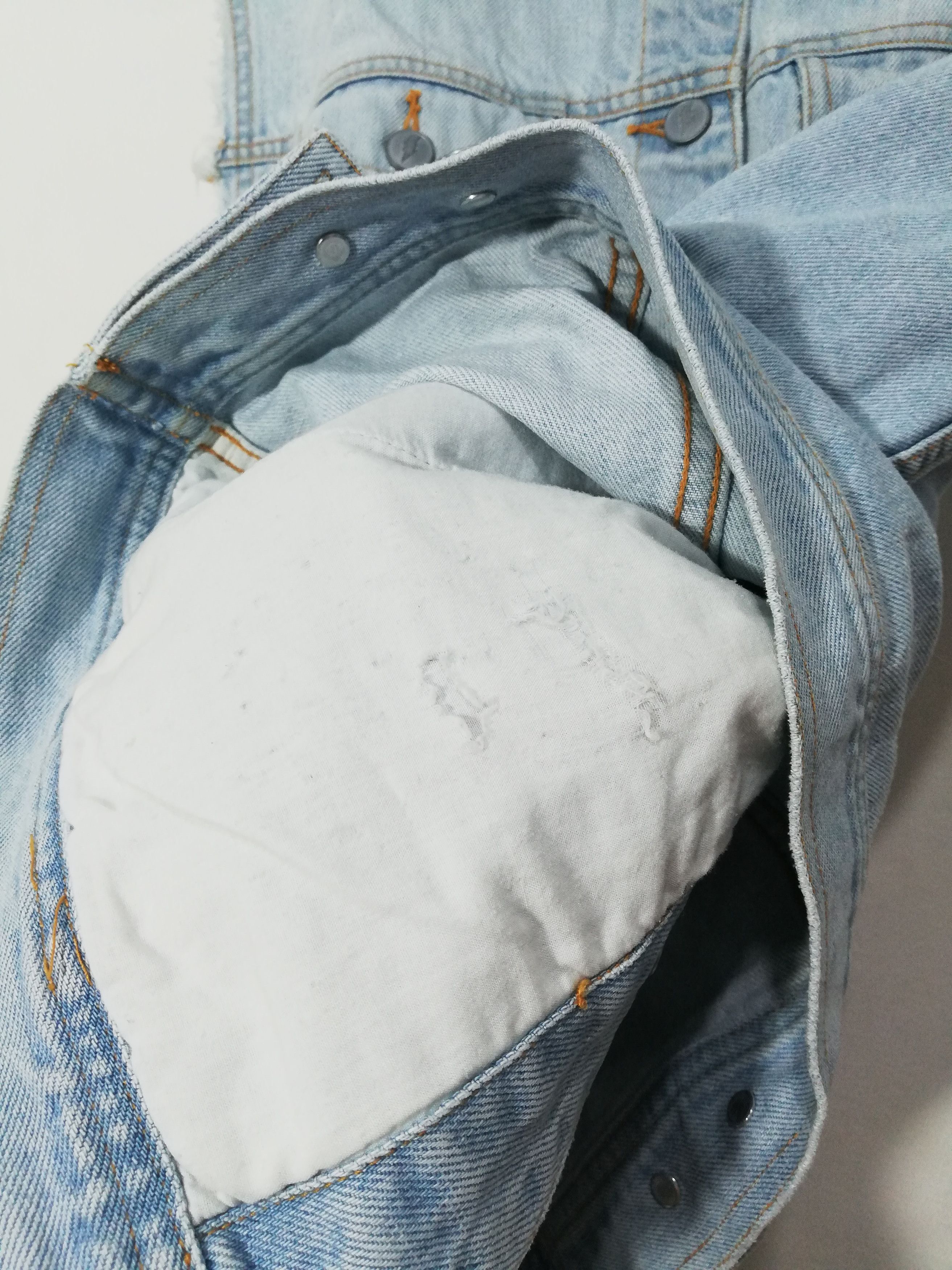 Walter Van Beirendonck Punk Sleeveless Denim Jacket Size US M / EU 48-50 / 2 - 9 Thumbnail