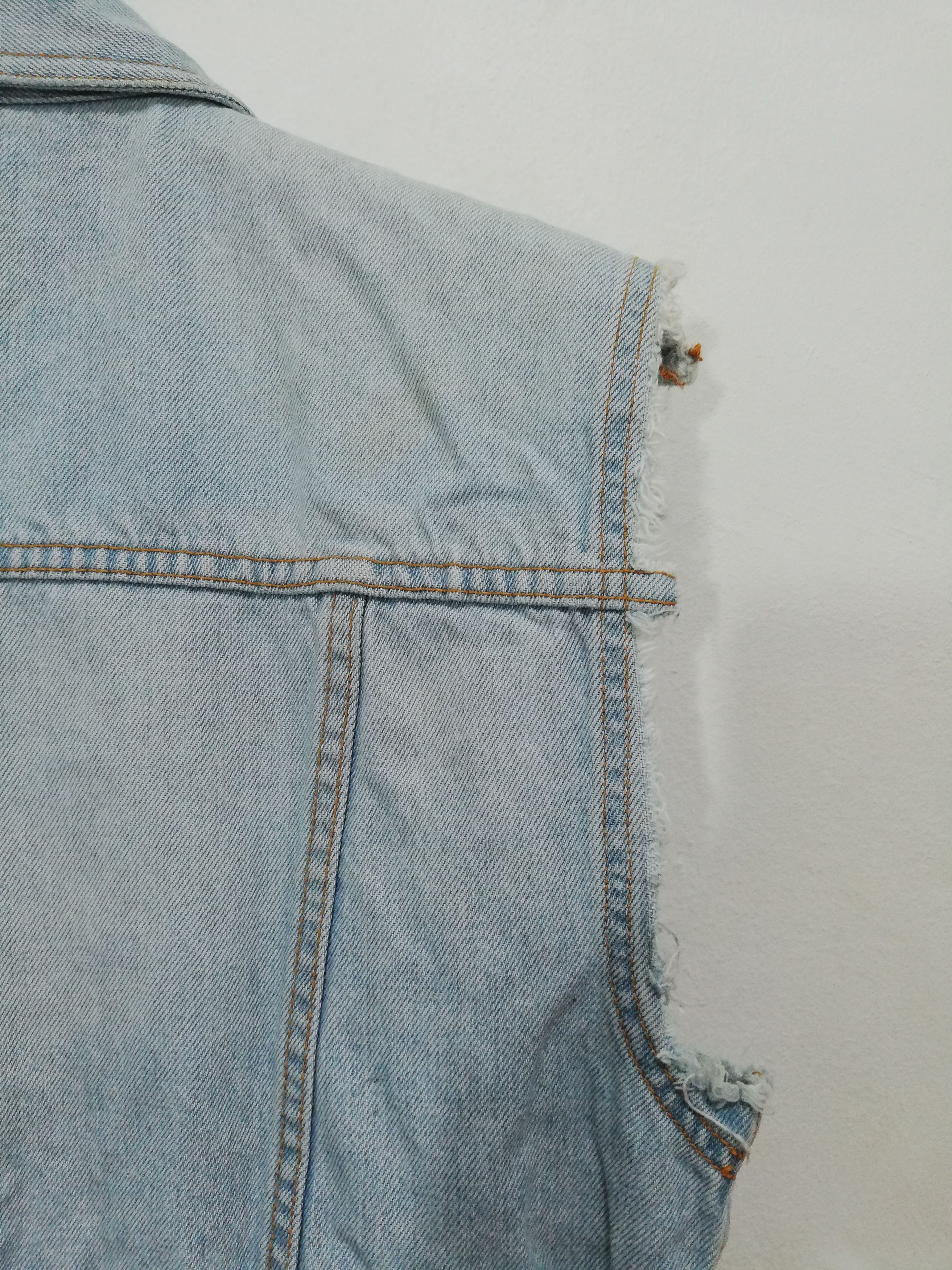 Walter Van Beirendonck Punk Sleeveless Denim Jacket Size US M / EU 48-50 / 2 - 5 Thumbnail