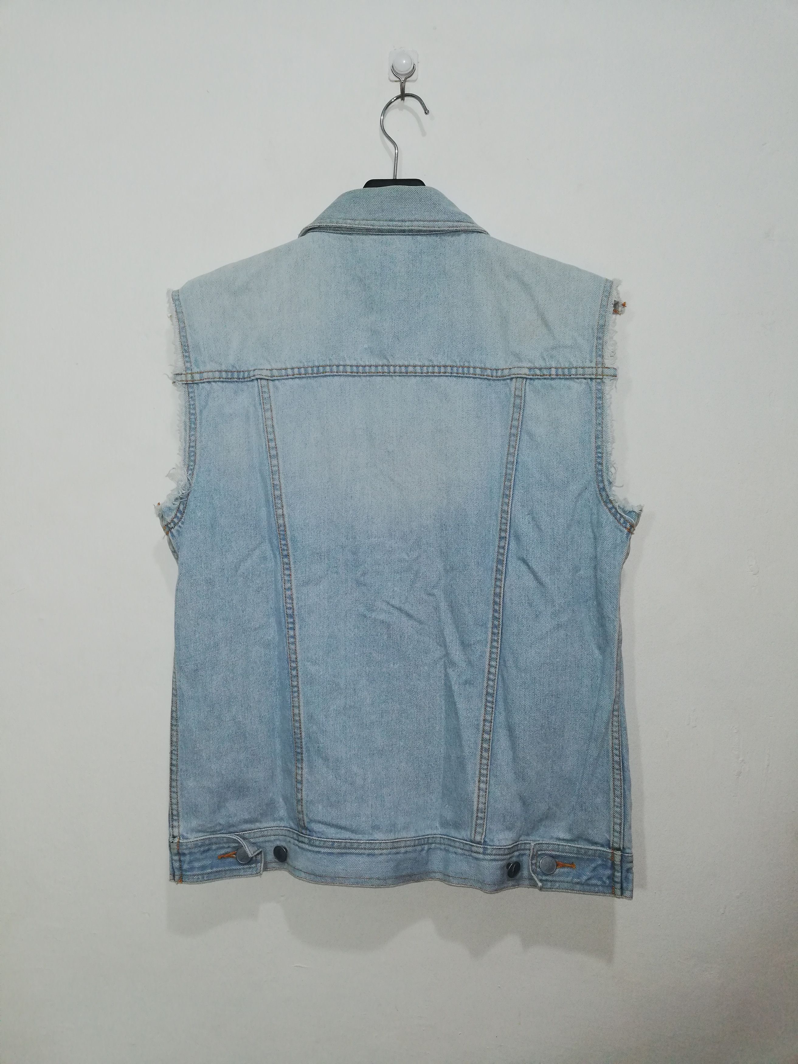 Walter Van Beirendonck Punk Sleeveless Denim Jacket Size US M / EU 48-50 / 2 - 4 Thumbnail