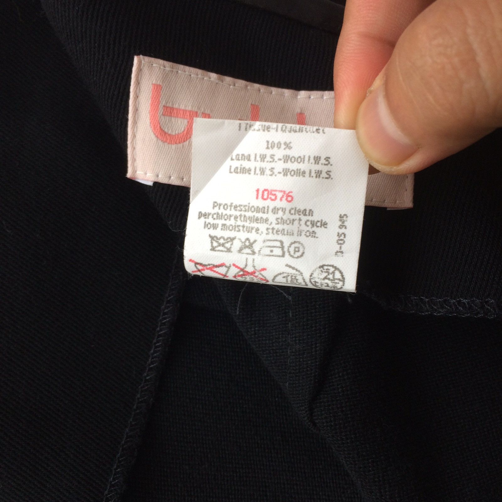 Byblos Italian Made Byblos High Waisted Wool Back Zipper Pant Size 27" / US 4 / IT 40 - 12 Thumbnail