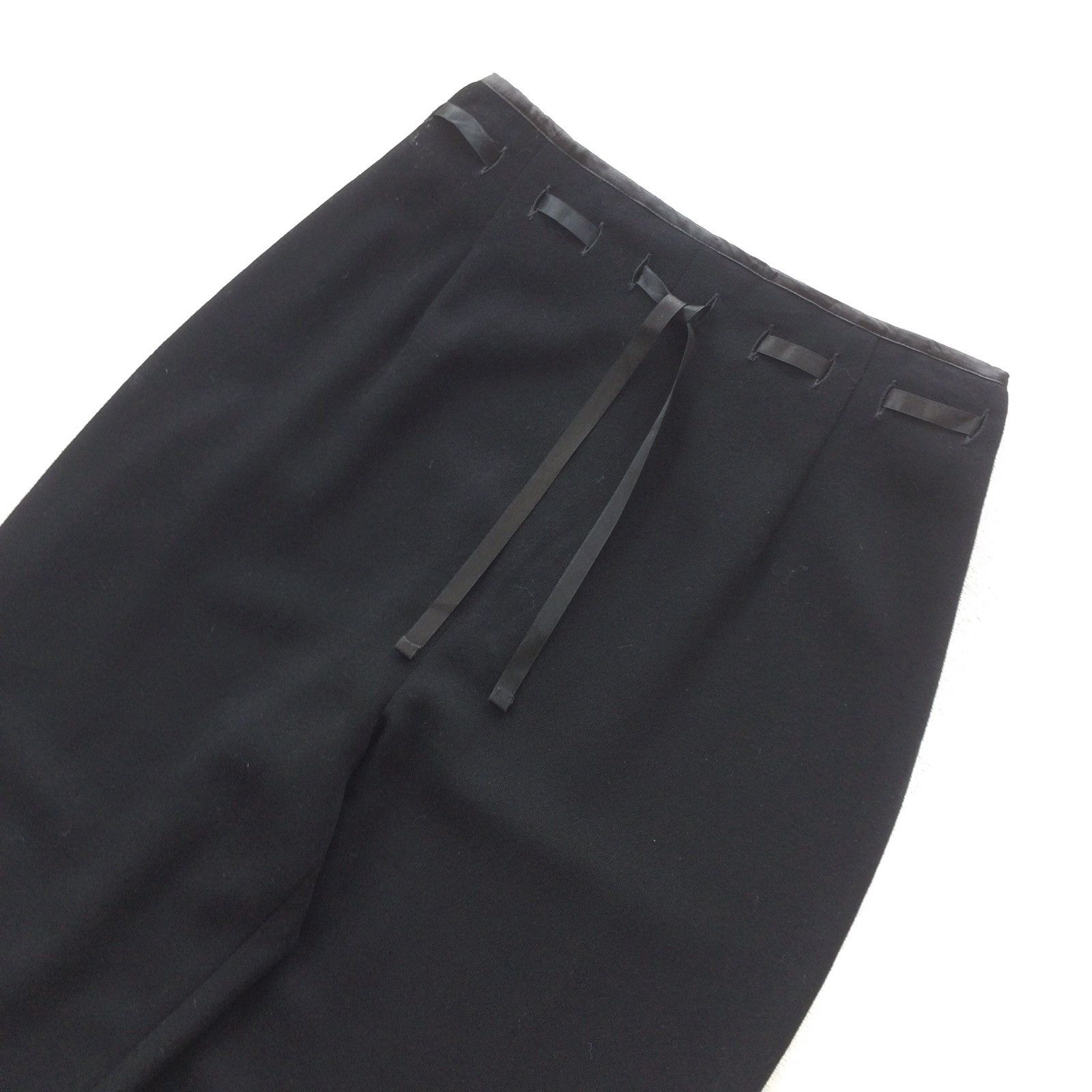 Byblos Italian Made Byblos High Waisted Wool Back Zipper Pant Size 27" / US 4 / IT 40 - 1 Thumbnail