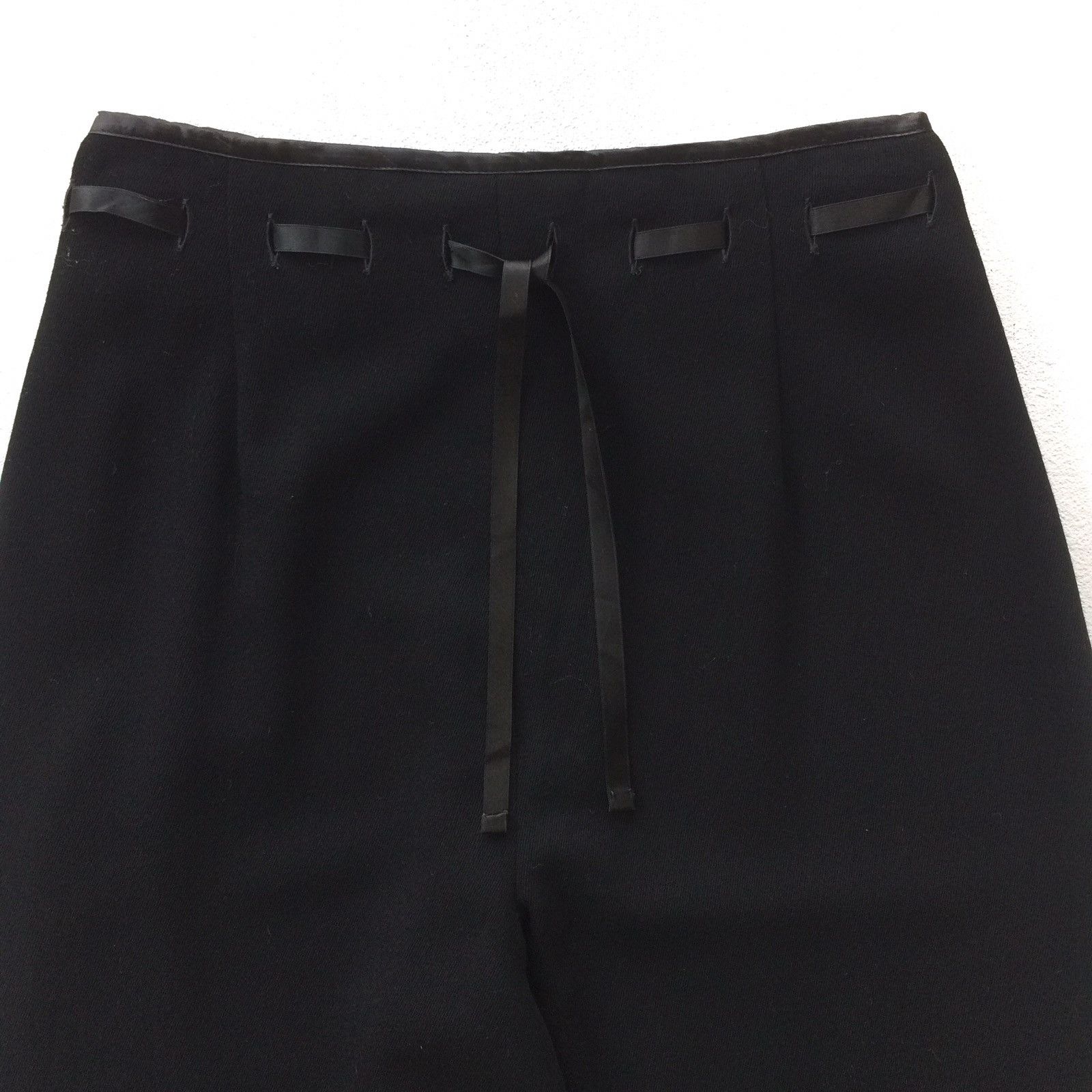 Byblos Italian Made Byblos High Waisted Wool Back Zipper Pant Size 27" / US 4 / IT 40 - 3 Thumbnail