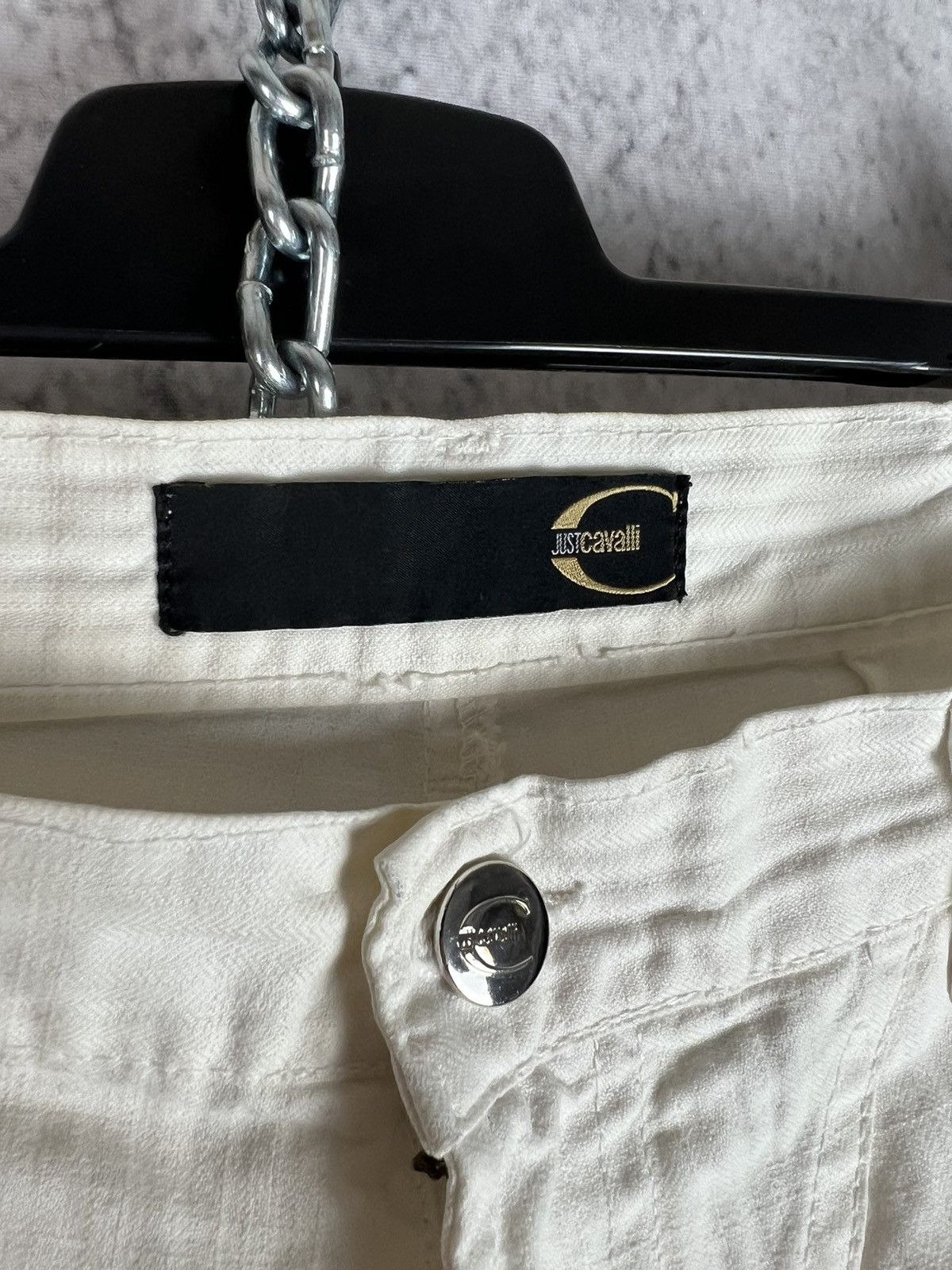 Just Cavalli Just Cavalli white striped pants Size 32" / US 10 / IT 46 - 2 Thumbnail