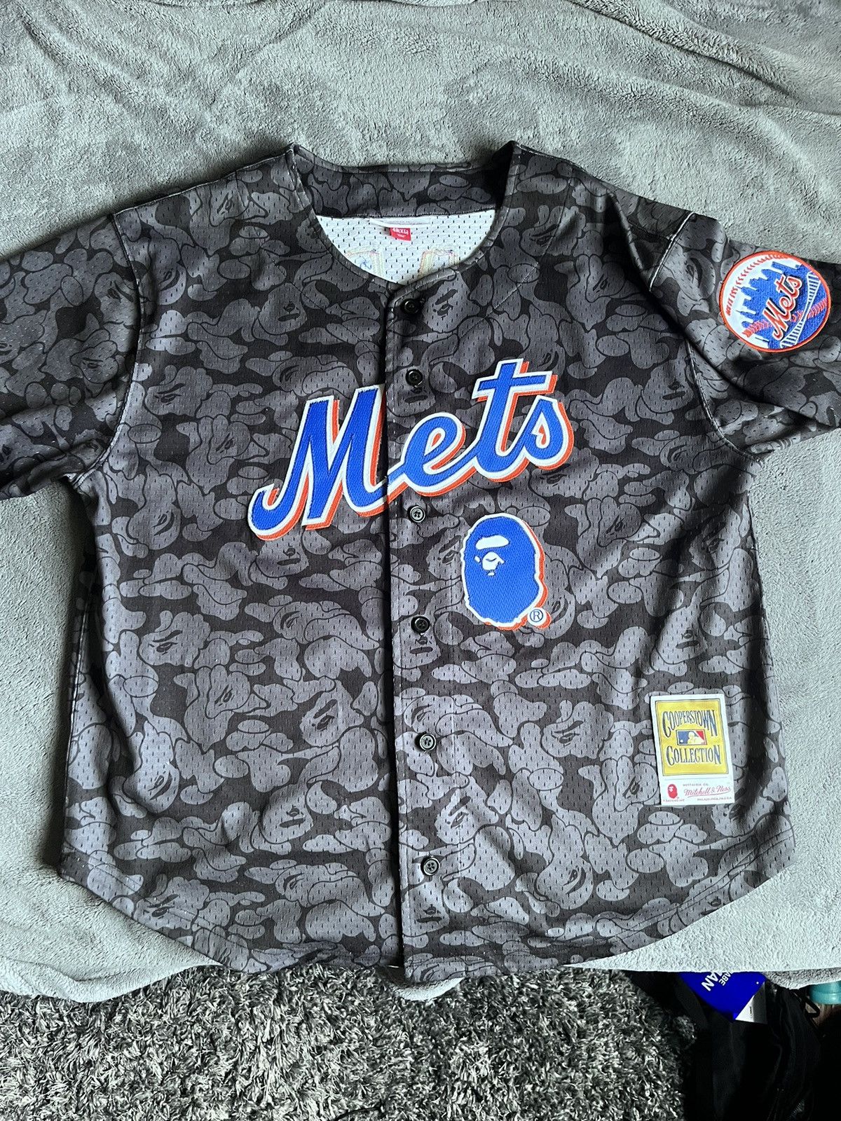 Bape Mets Jersey | Grailed