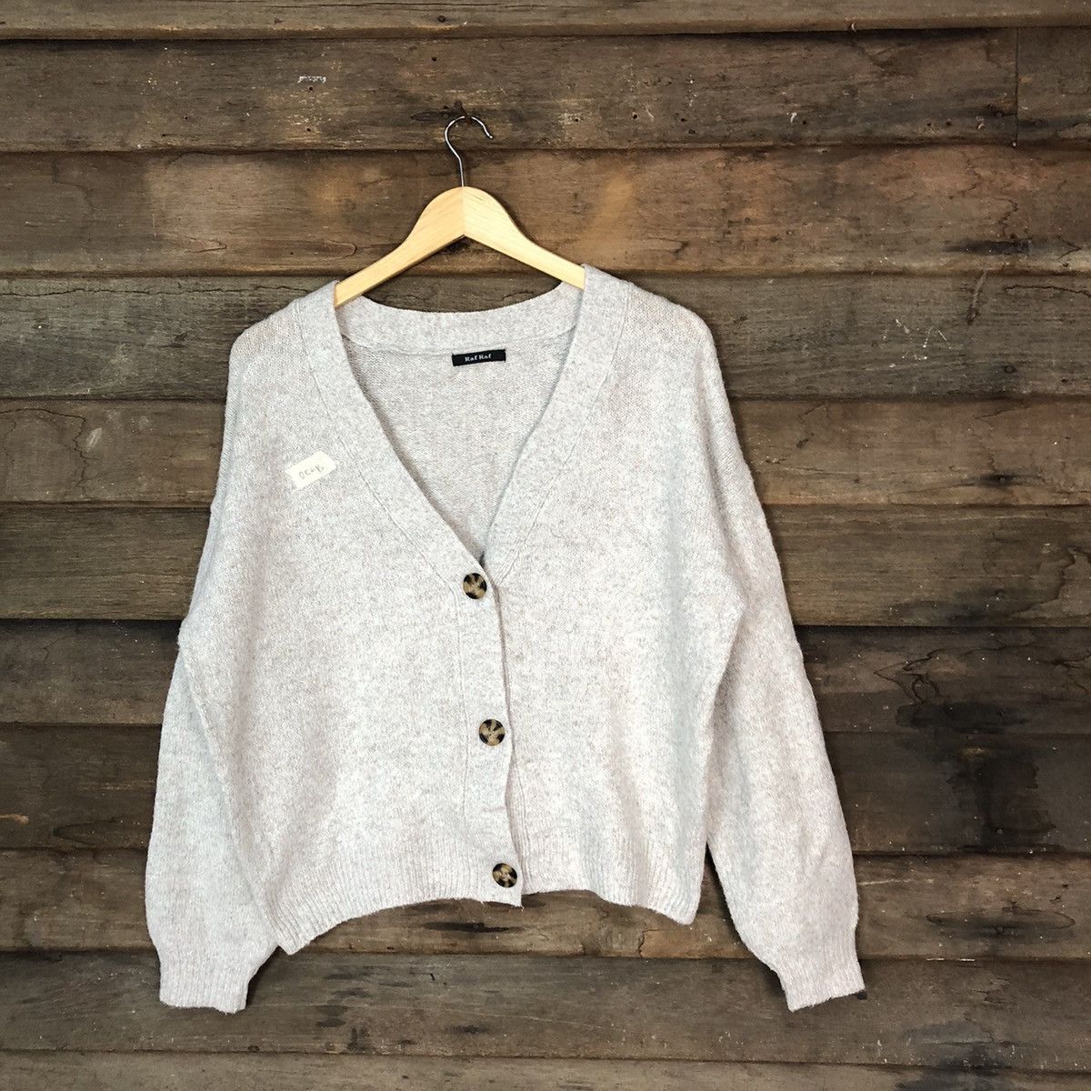 Japanese Brand Raf Raf knitwear japan grey Cardigan #086B Size US M / EU 48-50 / 2 - 1 Thumbnail
