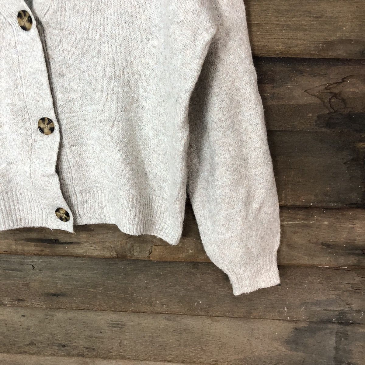 Japanese Brand Raf Raf knitwear japan grey Cardigan #086B Size US M / EU 48-50 / 2 - 5 Thumbnail