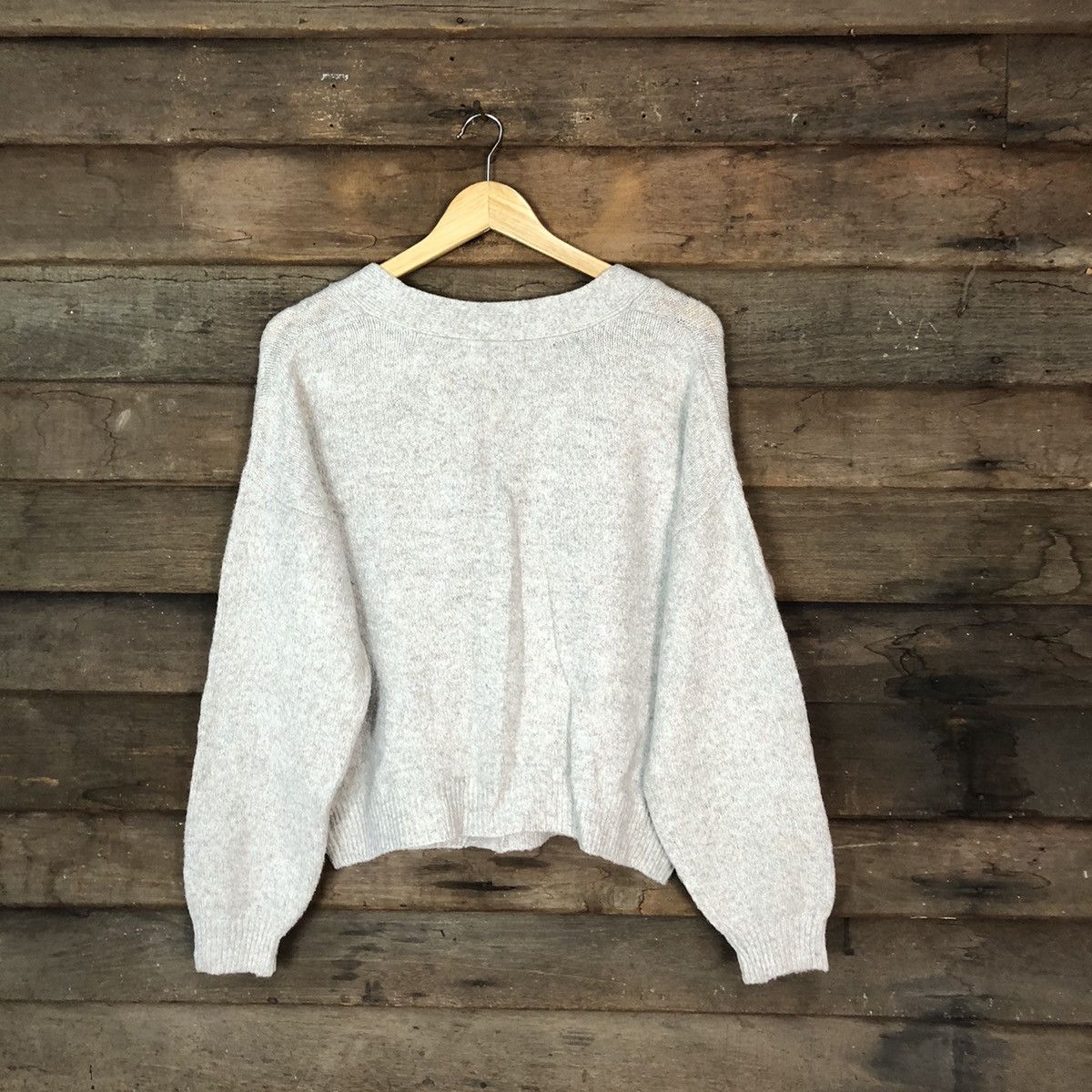Japanese Brand Raf Raf knitwear japan grey Cardigan #086B Size US M / EU 48-50 / 2 - 9 Thumbnail