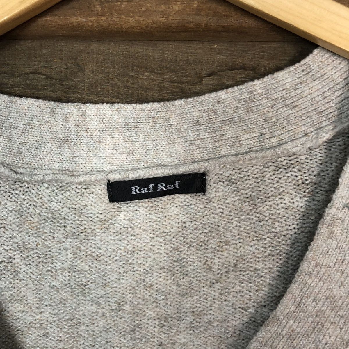 Japanese Brand Raf Raf knitwear japan grey Cardigan #086B Size US M / EU 48-50 / 2 - 6 Thumbnail