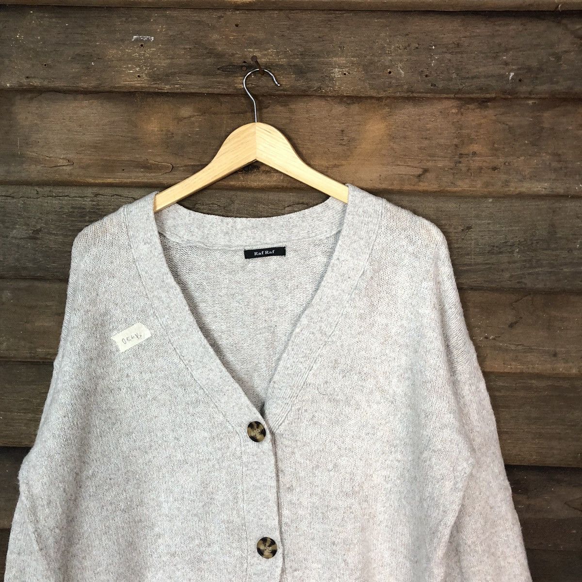 Japanese Brand Raf Raf knitwear japan grey Cardigan #086B Size US M / EU 48-50 / 2 - 2 Thumbnail
